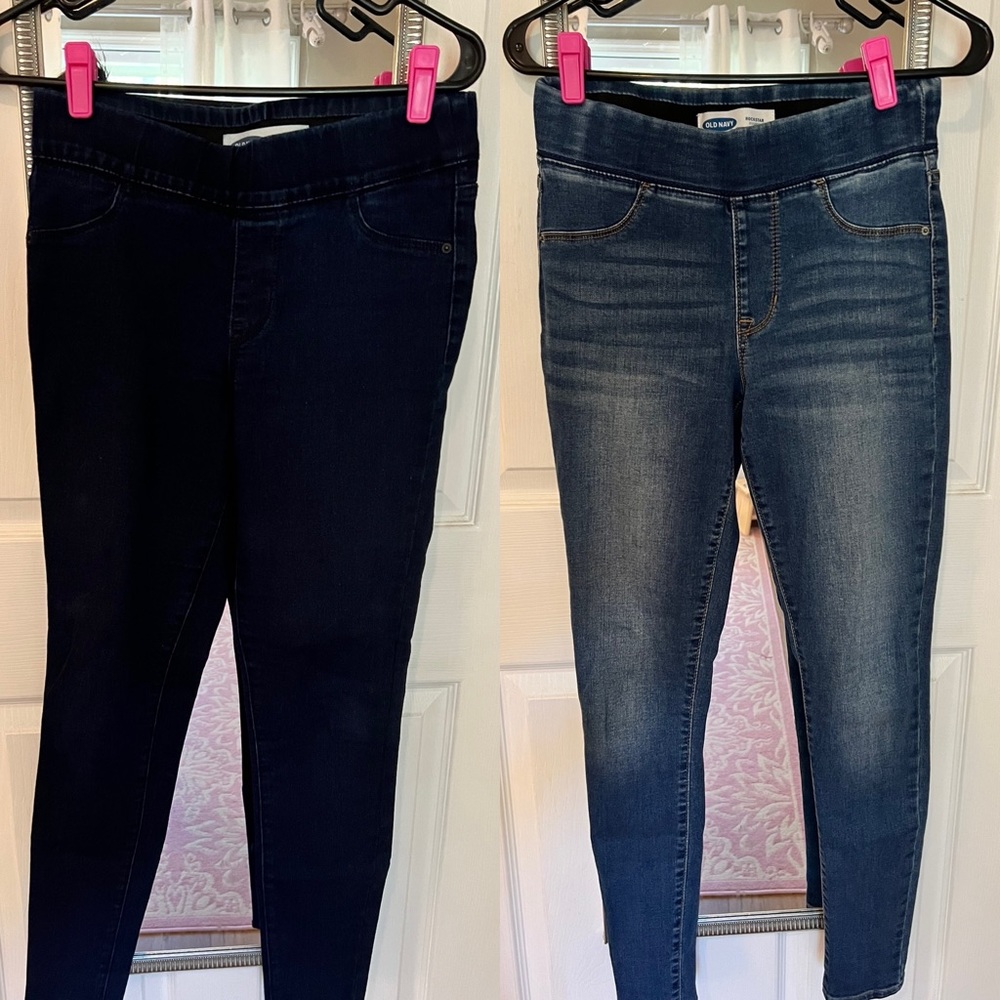 Two Pairs of Old Navy Pull on Jeggings size 2